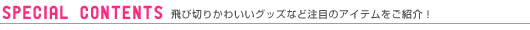 ��ѐ؂肩�킢���O�b�Y�Ȃǒ��ڂ̃A�C�e�������Љ�
